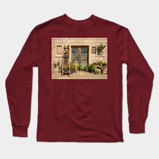 Door in Kastel Kambelovac, Croatia Long Sleeve T-Shirt